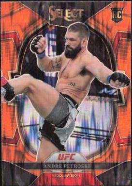 Andre Petroski 2023 Panini Select UFC Concourse #98 Orange Flash