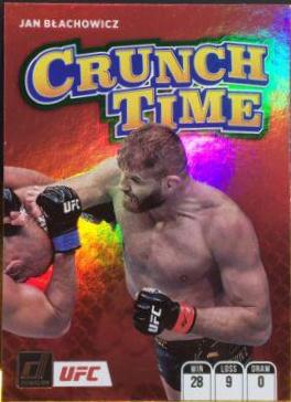 Jan Błachowicz 2022 Panini Donruss UFC Crunch Time #14 Press Proof Pink