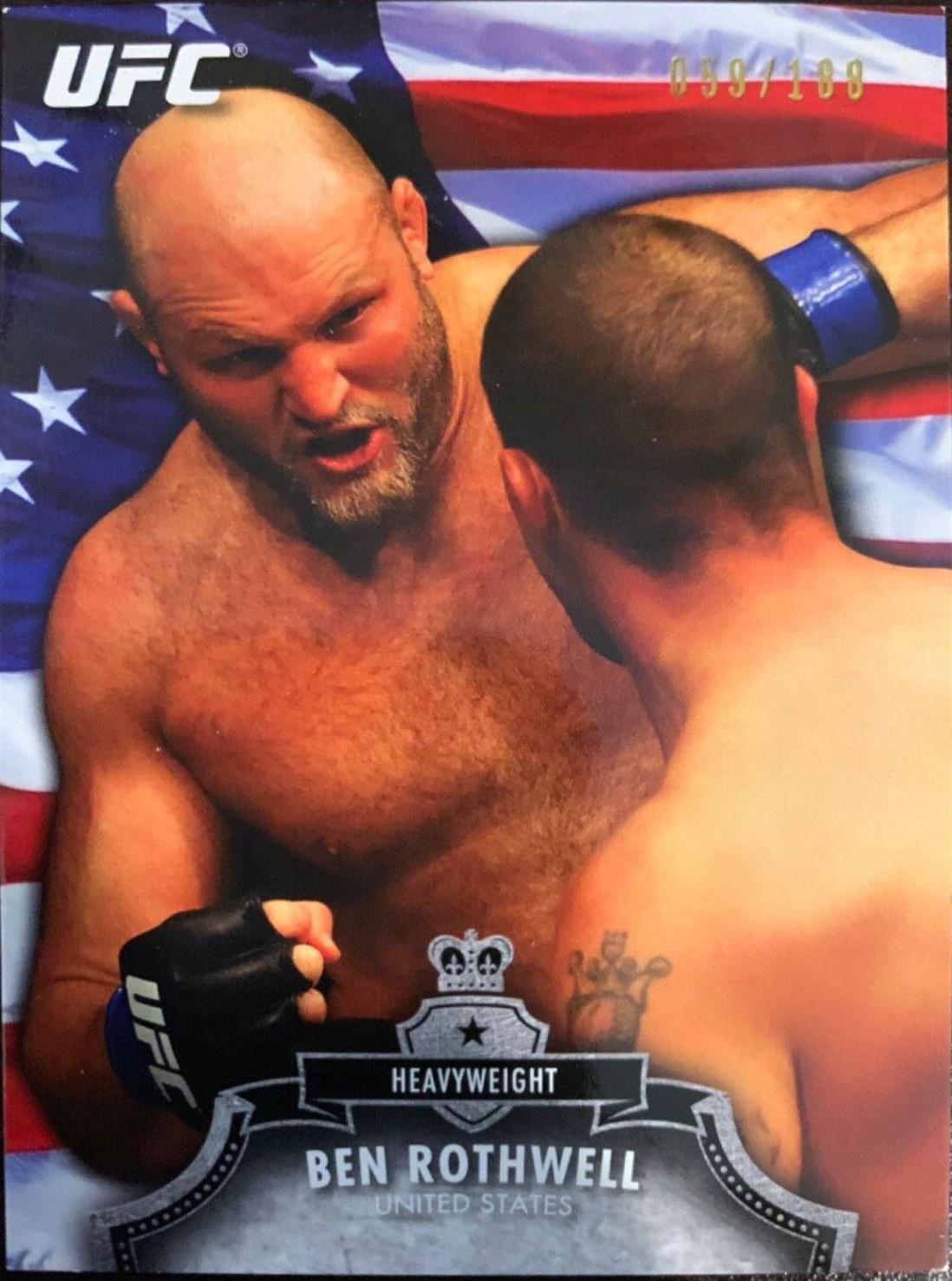 Ben Rothwell 2012 Topps UFC Bloodlines Base #48 Flag