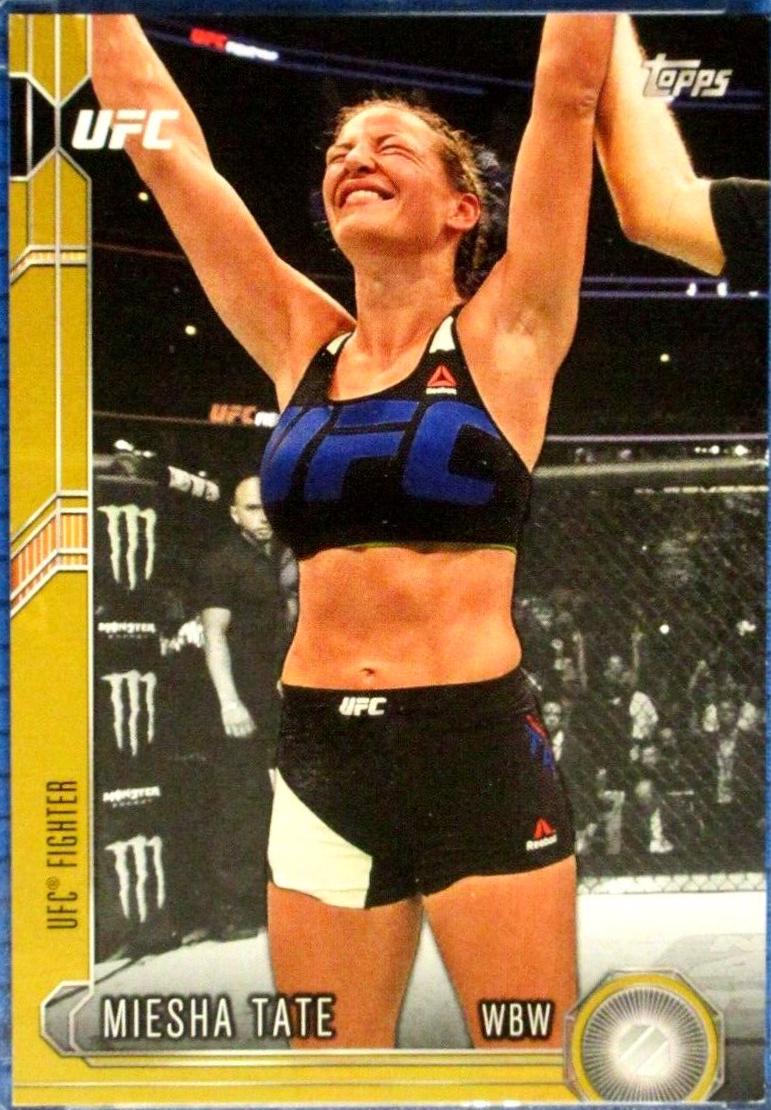 Miesha Tate 2015 Topps UFC Chronicles Base #187 Gold