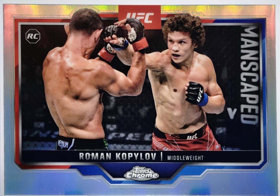 Roman Kopylov 2025 Topps Chrome UFC Base #66 Refractor