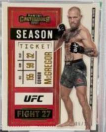 Conor McGregor 2021 Panini Chronicles UFC Base Contenders Season Ticket #1 Gold