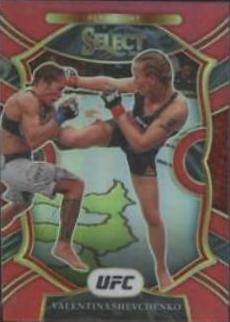 Valentina Shevchenko 2021 Panini Select UFC Concourse #33 Red