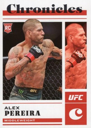Alex Pereira 2023 Panini Chronicles UFC Base Chronicles #77 Platinum