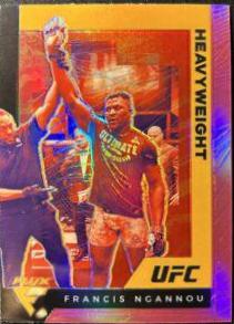 Francis Ngannou 2021 Panini Chronicles UFC Base Flux #247 Black