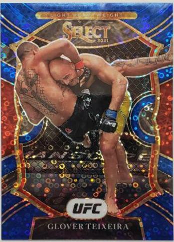 Glover Teixeira 2021 Panini Select UFC Concourse #44 Blue Disco