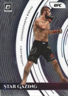 Khabib Nurmagomedov 2022 Panini Donruss Optic UFC Star Gazing #21 Gold