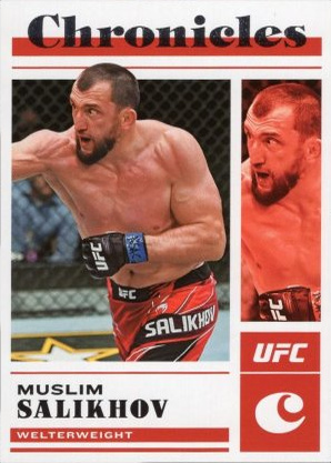 Muslim Salikhov 2023 Panini Chronicles UFC Base Chronicles #29 Platinum