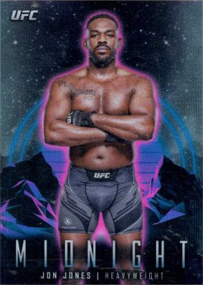 Jon Jones 2024 Topps Midnight UFC Base #100 Topps Industry Conference Promo