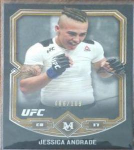 Jessica Andrade 2017 Topps Museum Collection UFC Base #27 Copper