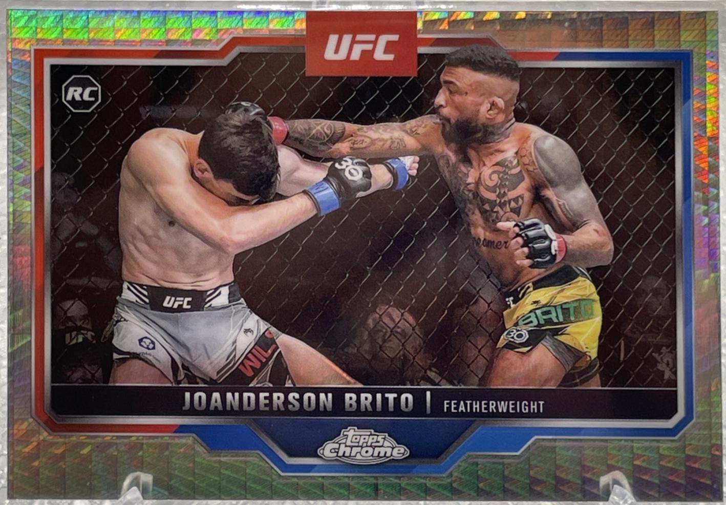 Joanderson Brito 2025 Topps Chrome UFC Base #176 Prism Refractor