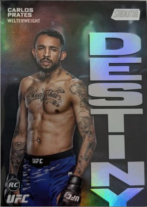Carlos Prates 2025 Topps Stadium Club UFC Dynasty and Destiny #DD-12 Gold Rainbow