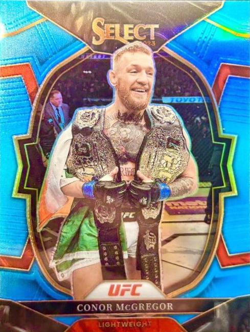 Conor McGregor 2023 Panini Select UFC Concourse #2 Light Blue