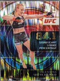 Valentina Shevchenko 2022 Panini Select UFC Select Numbers #10 Silver