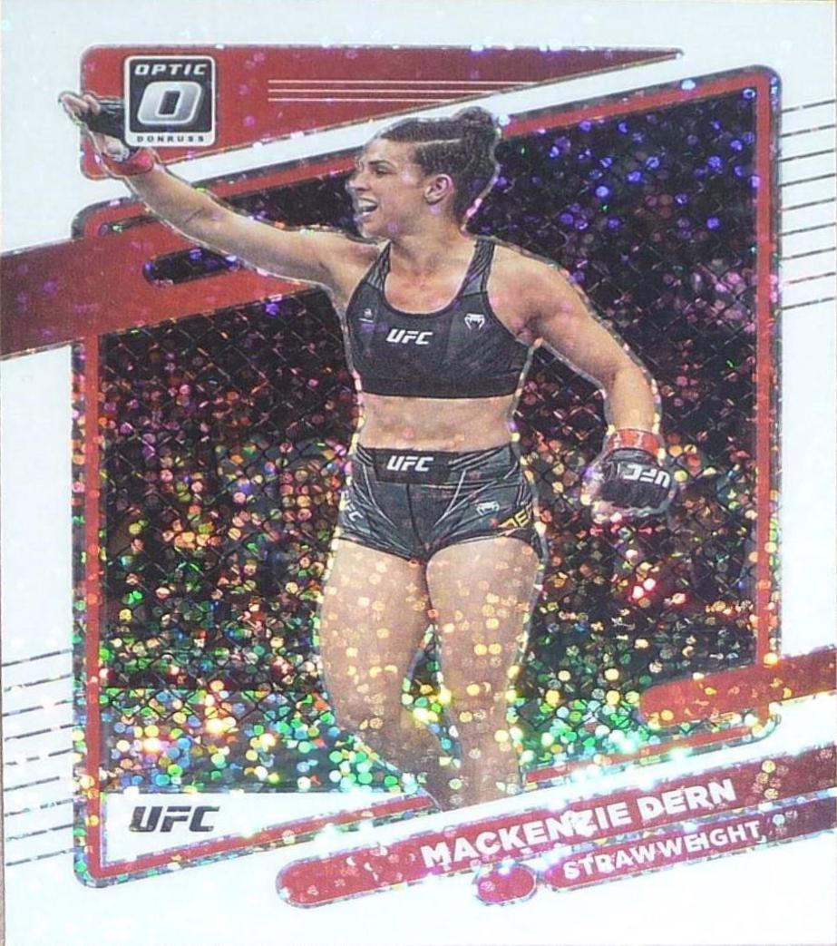 Mackenzie Dern 2022 Panini Donruss Optic UFC Base #21 White Sparkle