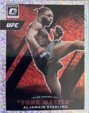 Aljamain Sterling 2022 Panini Donruss Optic UFC Base #64 White Sparkle