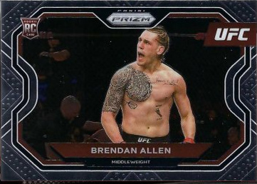Brendan Allen 2021 Panini Prizm UFC Base #134 Lucky Envelopes