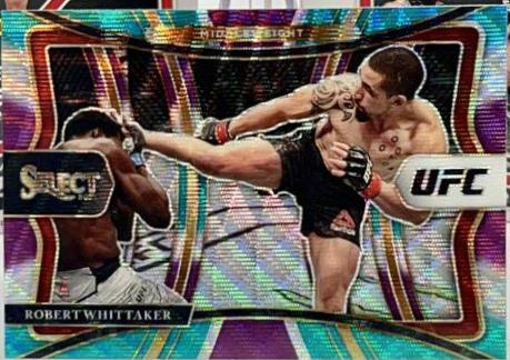 Robert Whittaker 2021 Panini Select UFC Premier Level #107 Tri Color