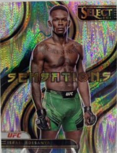 Israel Adesanya 2023 Panini Select UFC Sensations #21 Flash