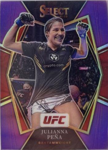 Julianna Peña 2022 Panini Select UFC Premier Level #183 Purple