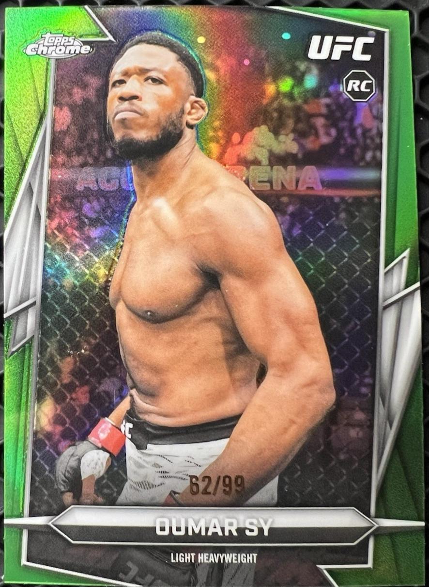 Oumar Sy 2026 Topps Chrome UFC Base #97 Octafractor
