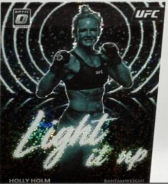 Holly Holm 2023 Panini Donruss Optic UFC Light It Up #25 Green