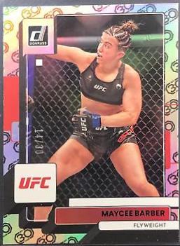 Maycee Barber 2023 Panini Donruss UFC Base #155 30th Anniversary