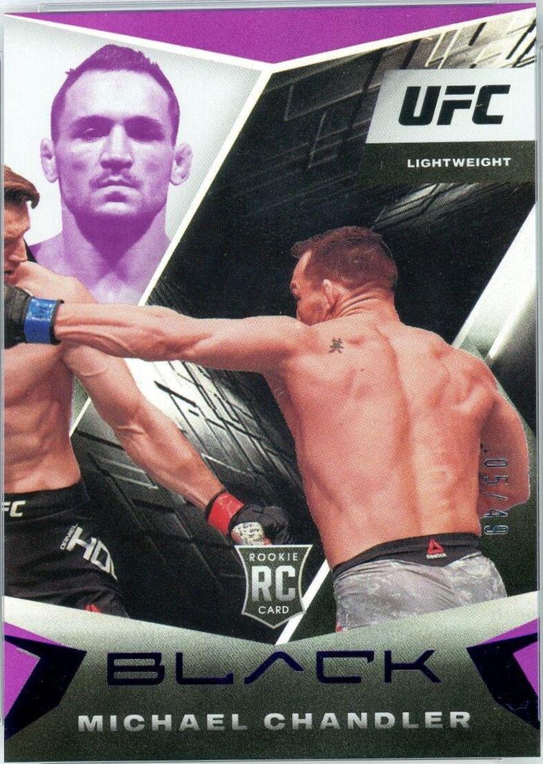 Michael Chandler 2021 Panini Chronicles UFC Base Black #108 Purple