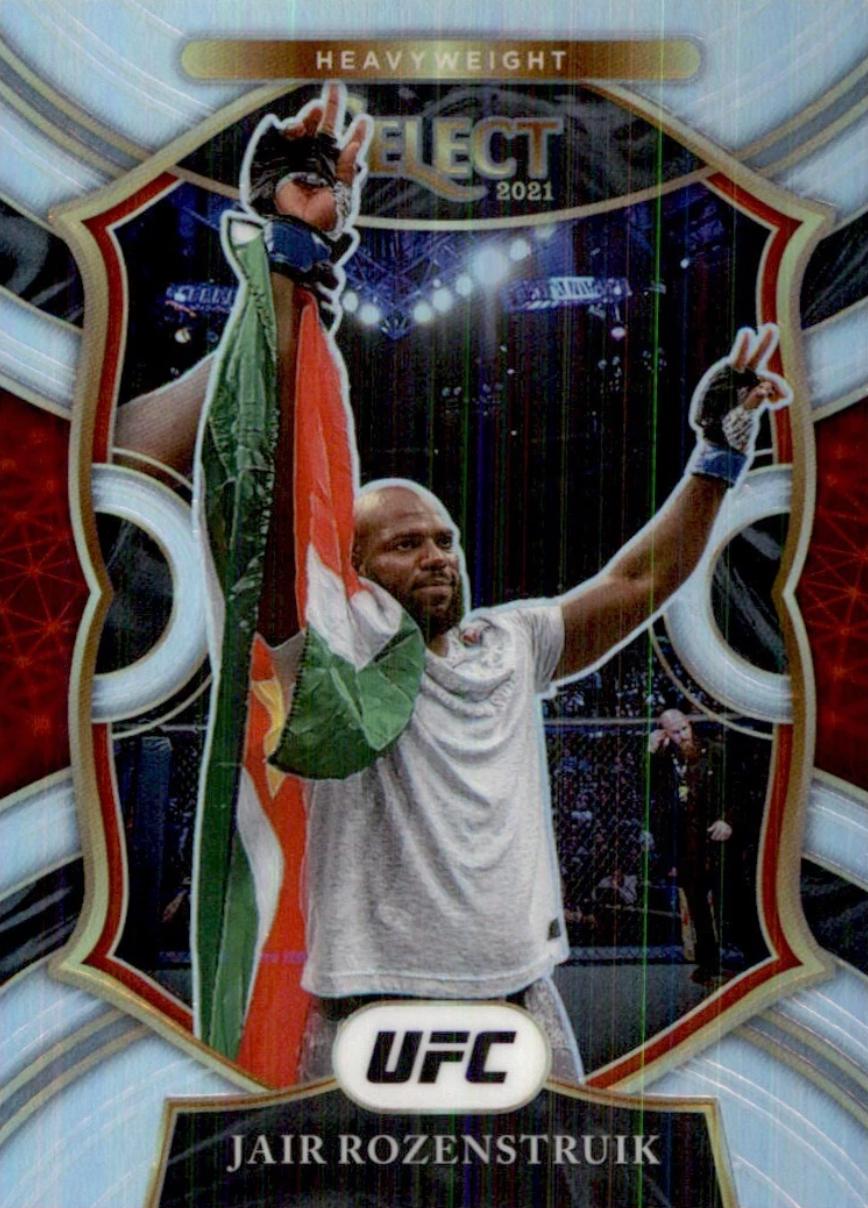 Jairzinho Rozenstruik 2021 Panini Select UFC Concourse #94 Silver