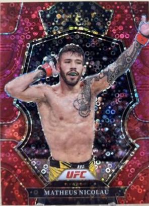 Matheus Nicolau 2023 Panini Select UFC Premier Level #196 Red Disco