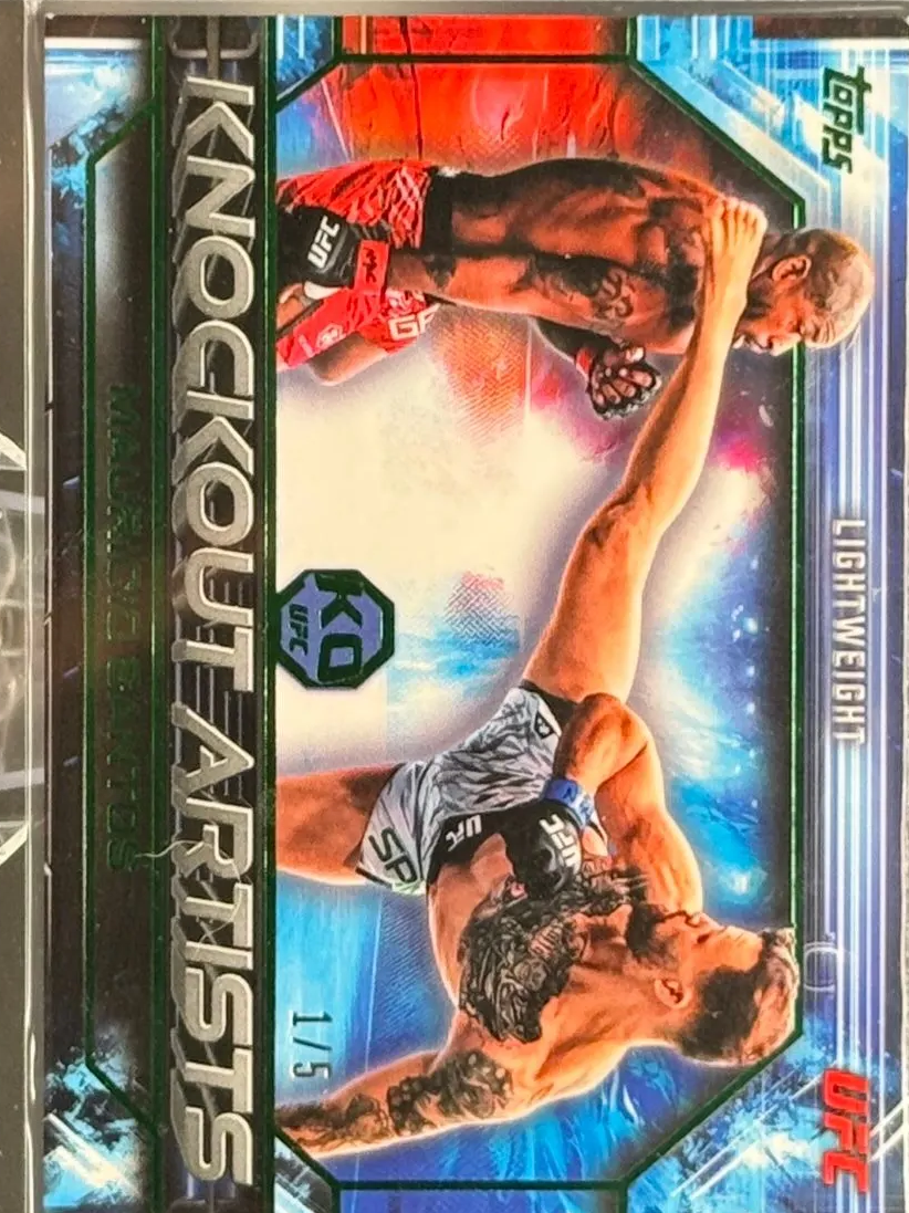 Mauricio Ruffy 2026 Topps Knockout UFC Knockout Artists #KA-3 Emerald