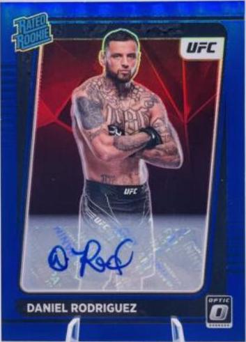 Daniel Rodriguez 2022 Panini Donruss Optic UFC Base Rated Rookies Signatures #109 Blue