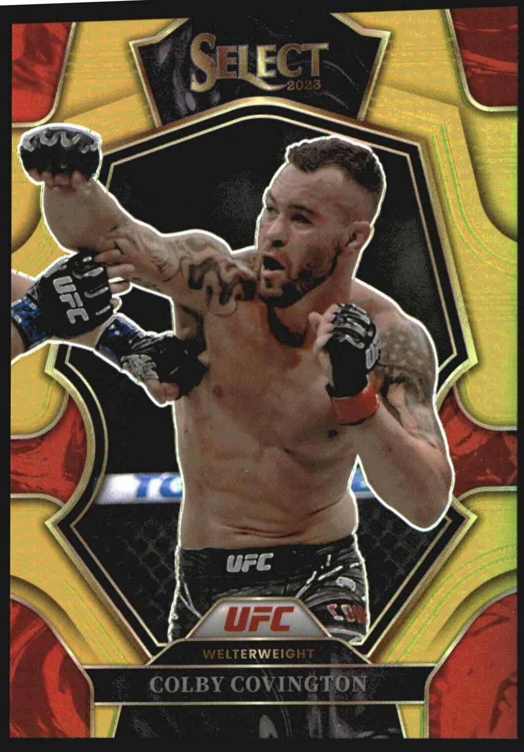 Colby Covington 2023 Panini Select UFC Premier Level #200 Gold
