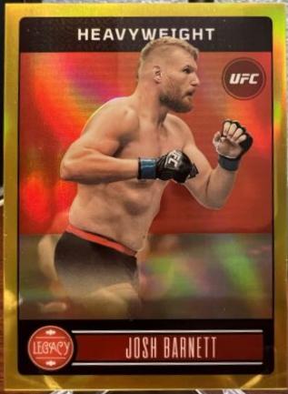 Josh Barnett 2023 Panini Chronicles UFC Base Legacy Premium Edition #344 Gold