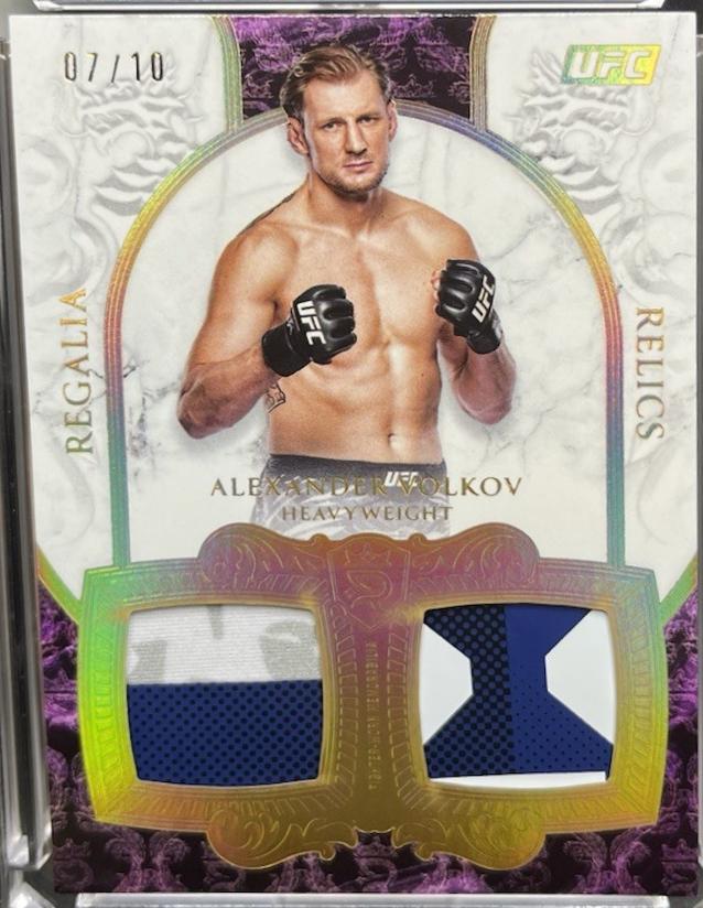 Alexander Volkov 2025 Topps Royalty UFC Regalia Relics #RR-AV Gold
