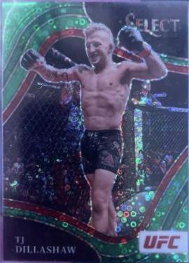 TJ Dillashaw 2022 Panini Select UFC Mezzanine #343 Green