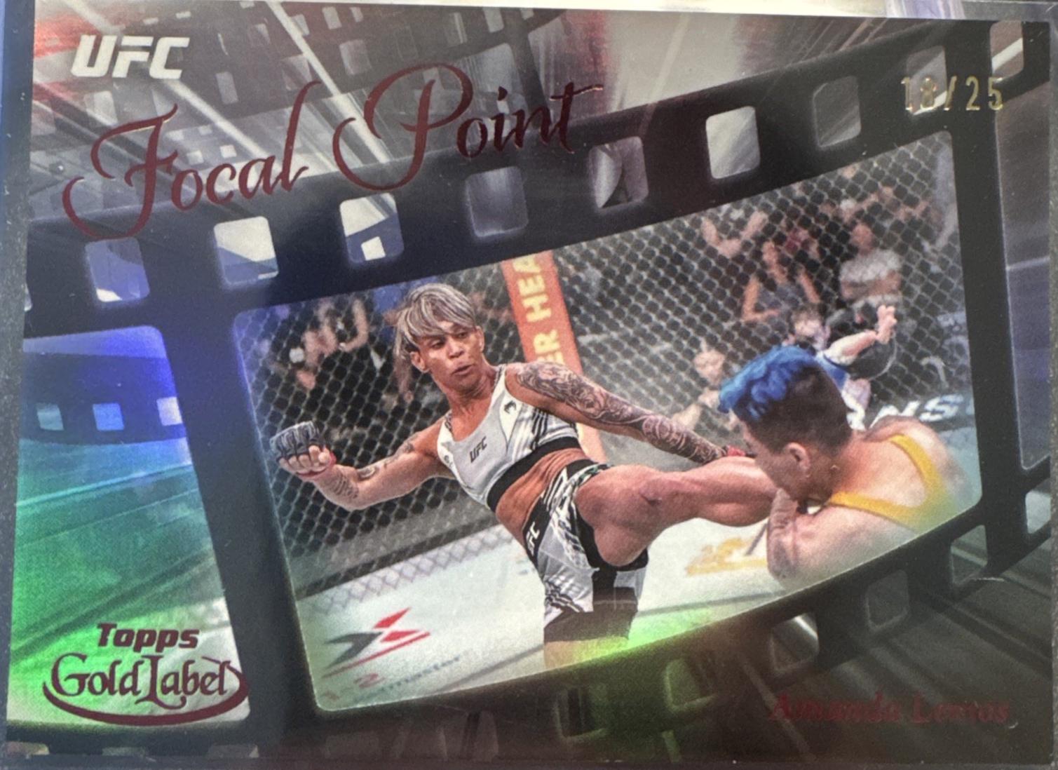 Amanda Lemos 2024 Topps Gold Label UFC Focal Point #FP-4 Red