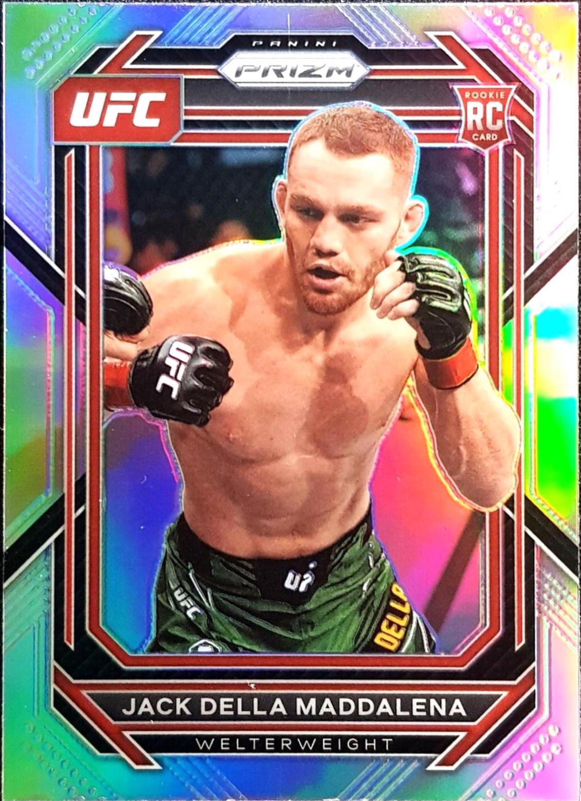 Jack Della Maddalena 2023 Panini Prizm UFC Base #187 Silver