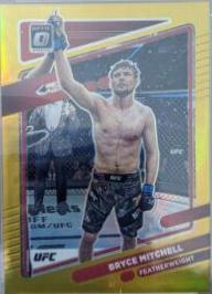 Bryce Mitchell 2022 Panini Donruss Optic UFC Base #39 Gold