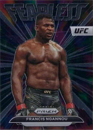 Francis Ngannou 2023 Panini Prizm UFC Fearless #27 Black
