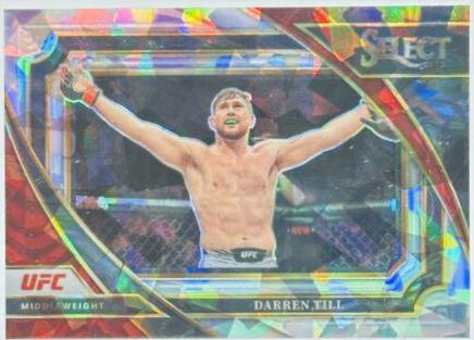 Darren Till 2023 Panini Select UFC Mezzanine #351 Cracked Ice