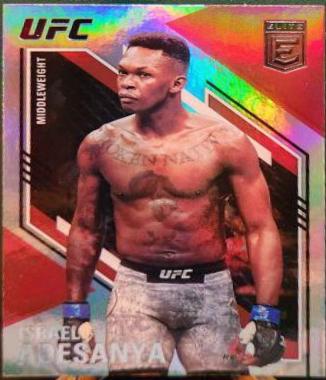 Israel Adesanya 2021 Panini Chronicles UFC Base Elite #151 Asia