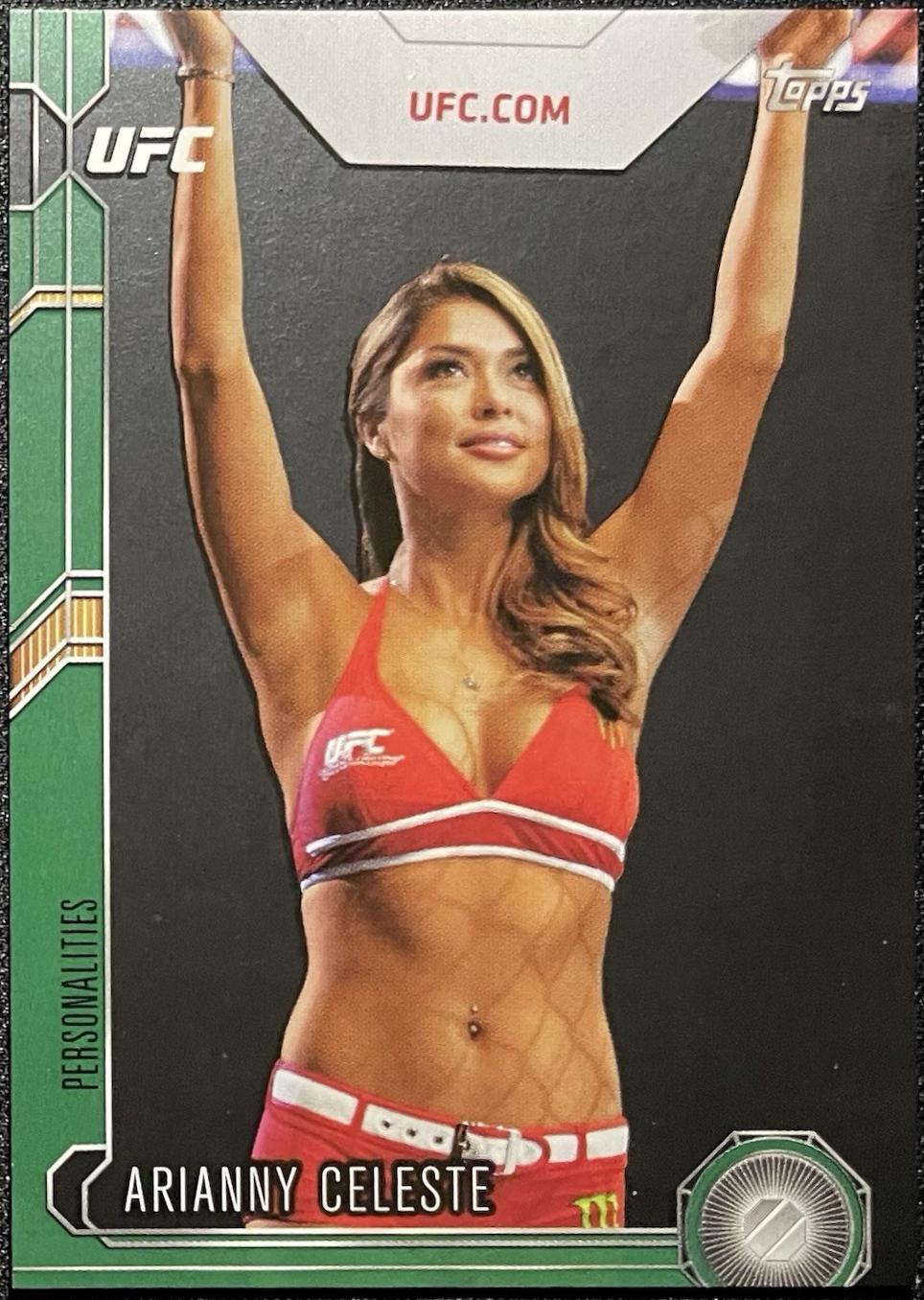 Arianny Celeste 2015 Topps UFC Chronicles Base #34 Green