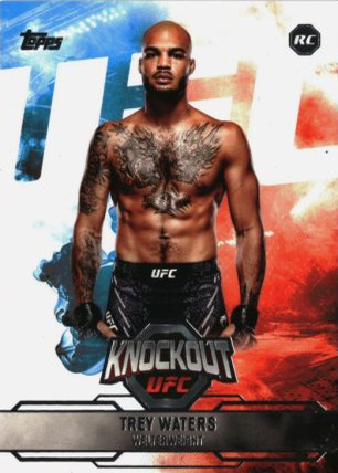Trey Waters 2025 Topps Knockout UFC Base #86 Holo Silver