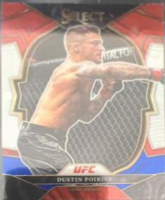 Dustin Poirier 2023 Panini Select UFC Concourse #75 Red Blue Prizm