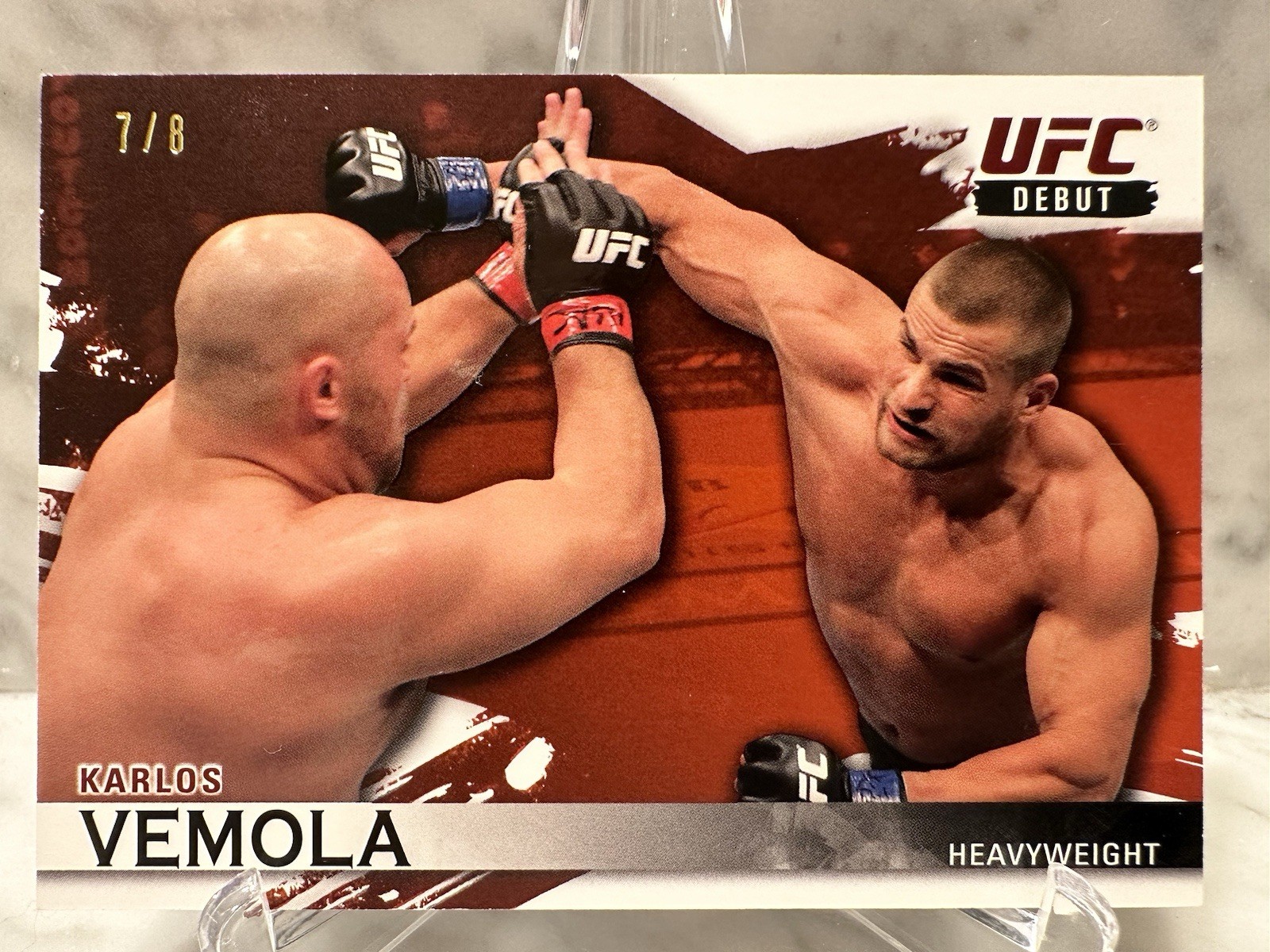 Karlos Vemola 2010 Topps UFC Knockout Base #144 Red