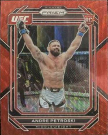 Andre Petroski 2023 Panini Prizm UFC Base #171 Ruby Wave