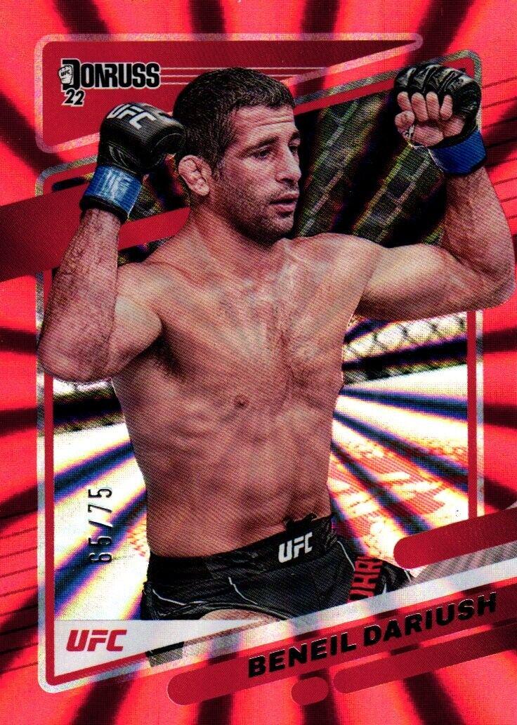 Beneil Dariush 2022 Panini Donruss UFC Base #25 Red