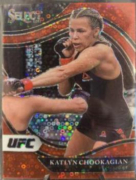 Katlyn Cerminara 2021 Panini Select UFC Octagonside #248 Silver
