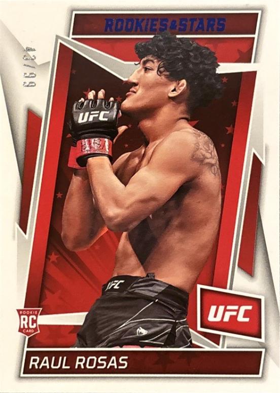 Raul Rosas 2023 Panini Chronicles UFC Base Rookies and Stars #186 Blue